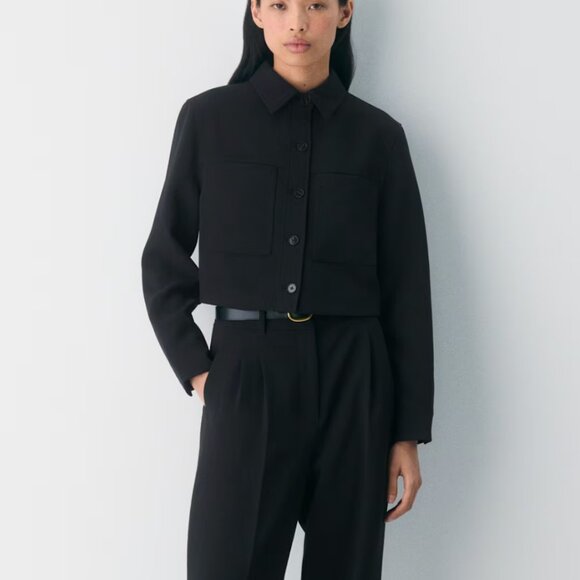 NWT Aritzia Wilfred Little Cropped Jacket - Crepette - Picture 1 of 6